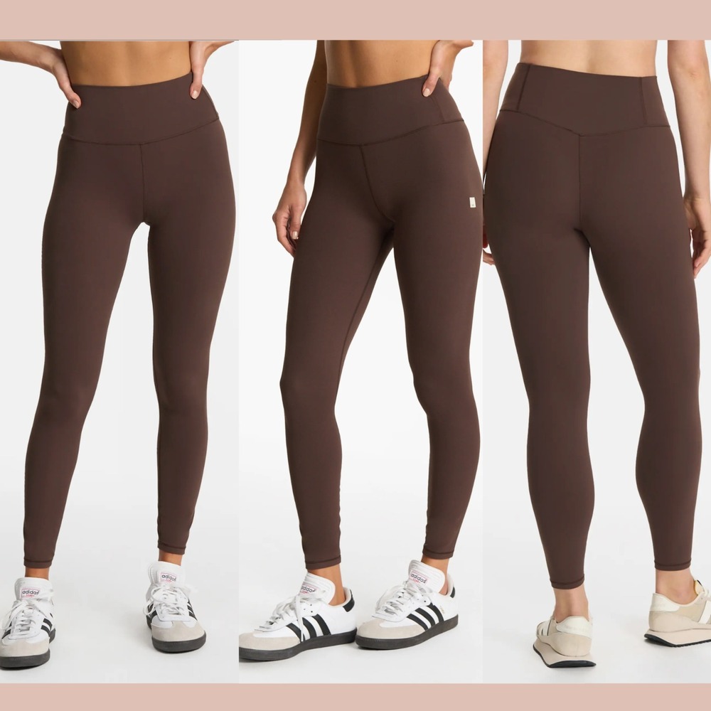NEW $110 Vuori [ Large ] All‎ The Feels Legging  in Brown #U1607